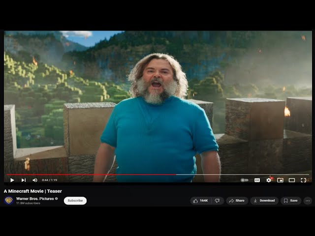 Minecraft Movie Looks Bad