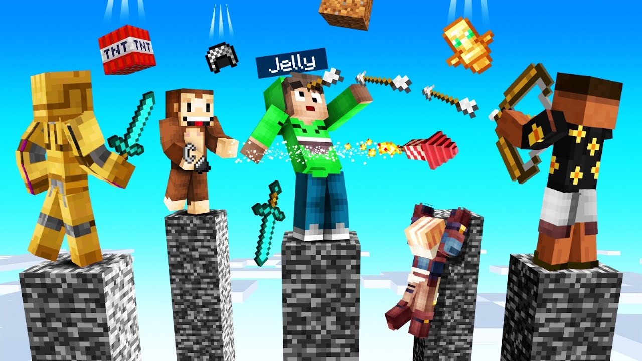 Minecraft TOWER PVP vs. 100 Fans!