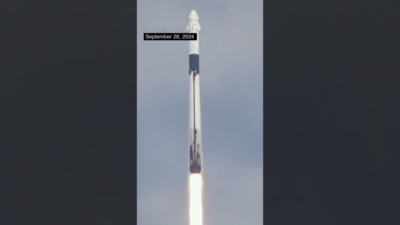 #NASA launches #SpaceX mission to rescue astronauts stuck in space #shorts