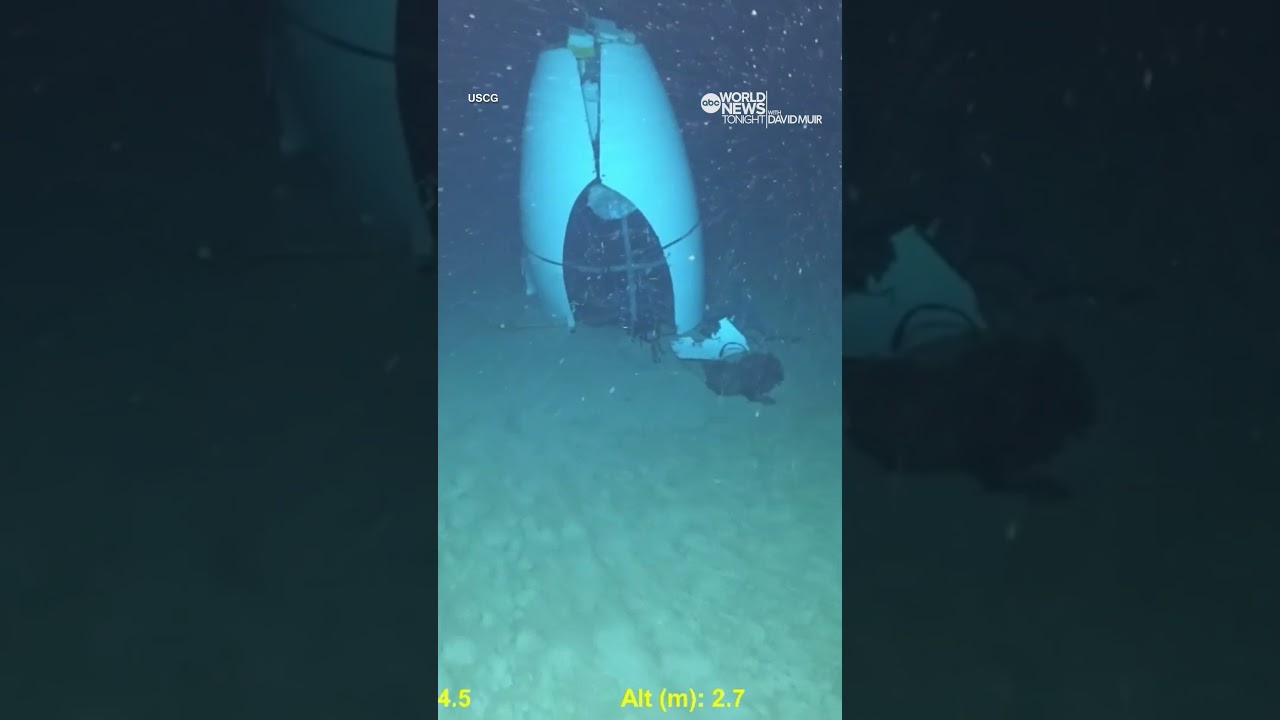 New video shows submersible that exploded near the Titanic