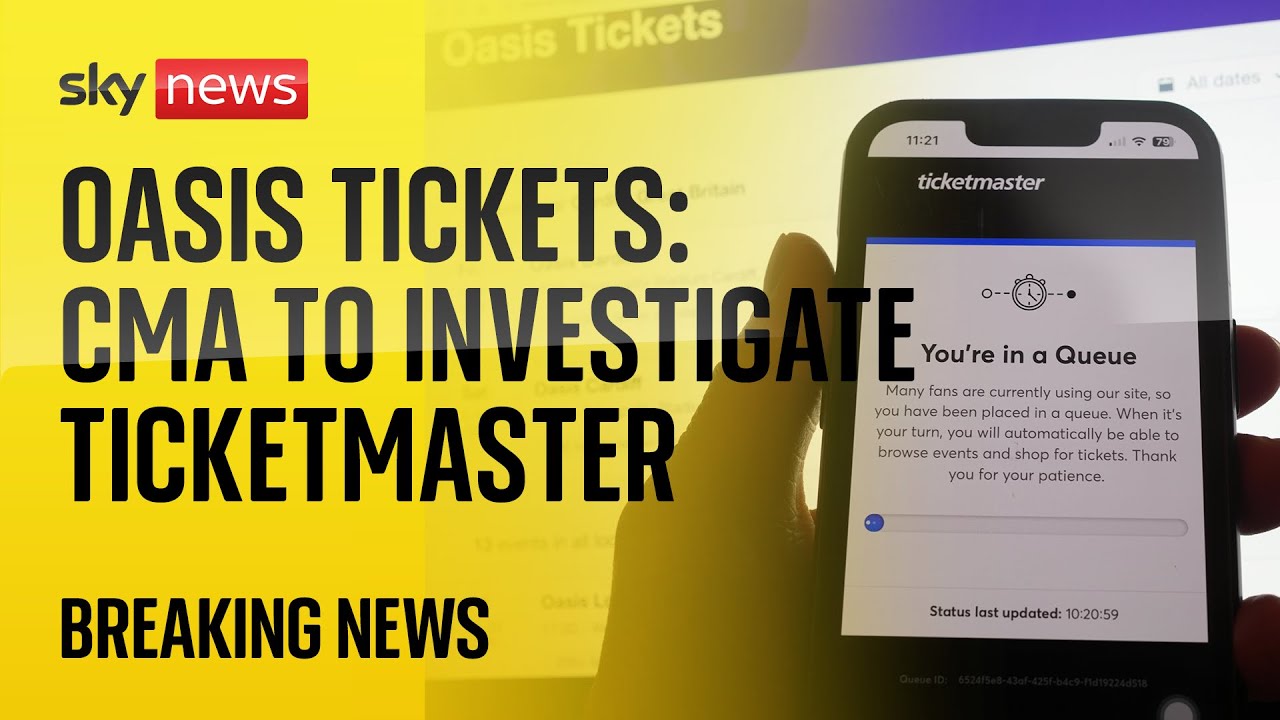 Oasis ticket sales: Competition watchdog to investigate Ticketmaster