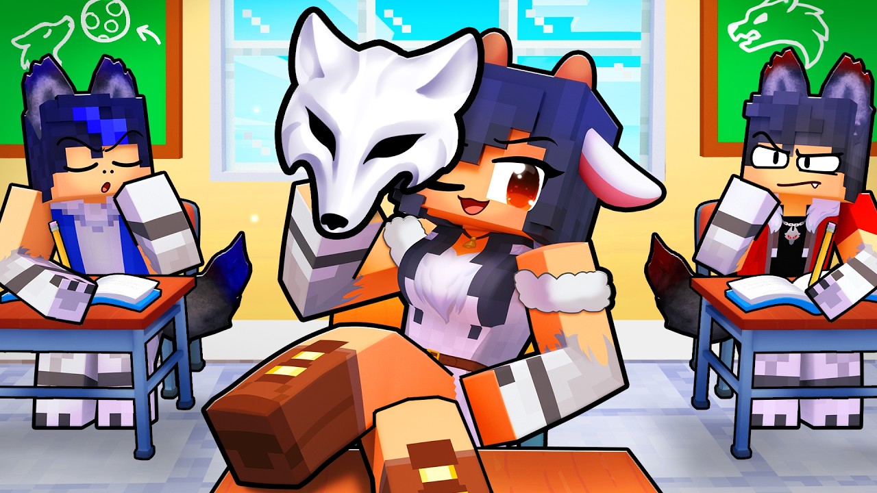 ONE SHEEP in a WOLF ONLY School in Minecraft!