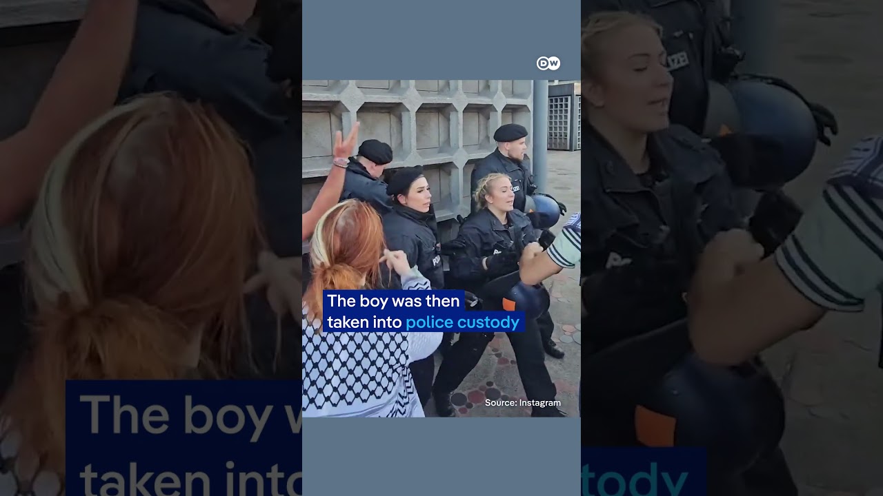 Outcry over German police detaining child at pro-Palestine protest | DW News