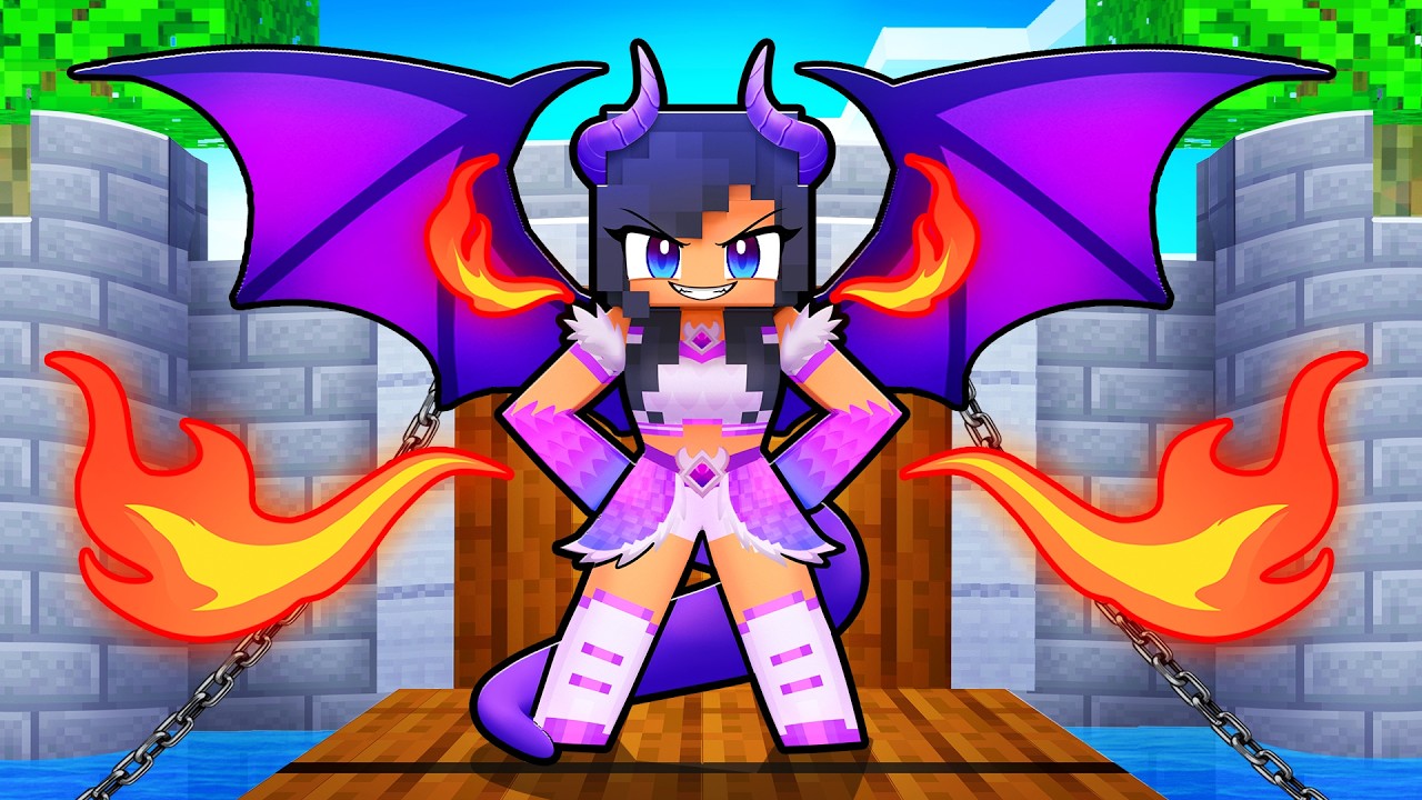 Playing as a PROTECTIVE Dragon in Minecraft!