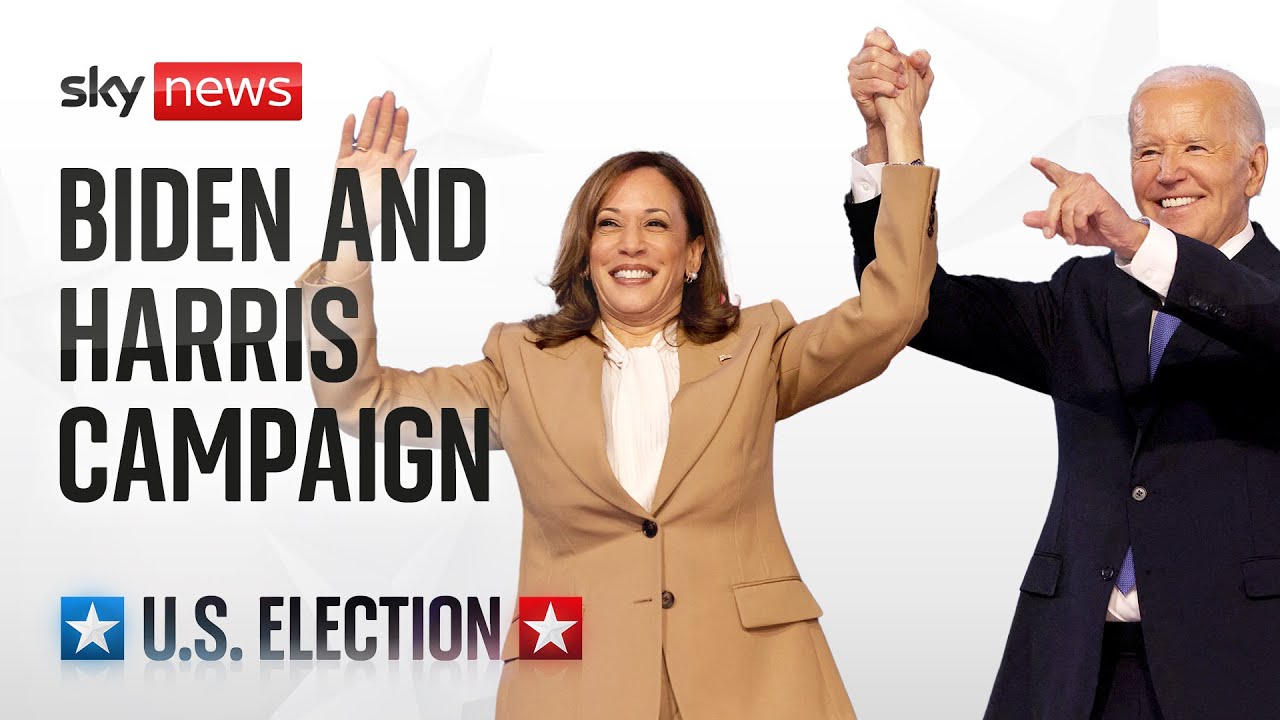 President Joe Biden and VP Kamala Harris speak at a campaign event in Pittsburgh