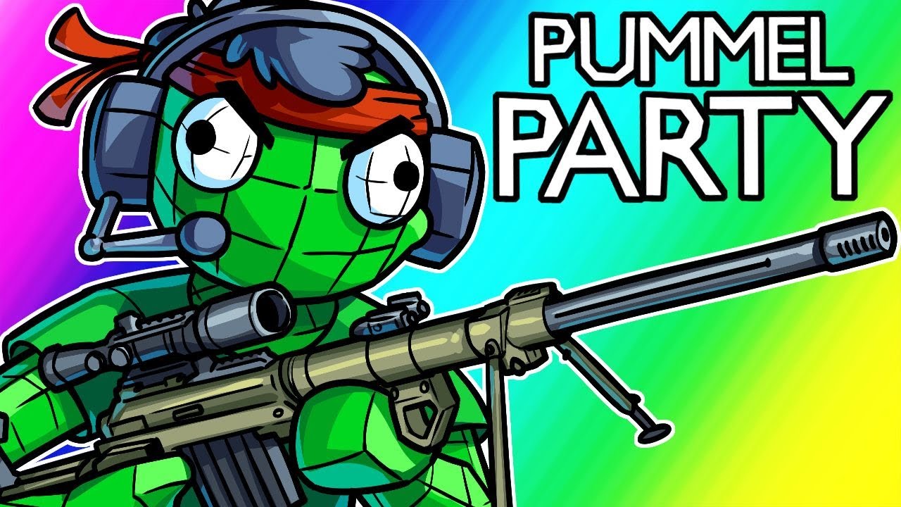 Pummel Party Funny Moments – 1v1 Snipers Only On Rust!!