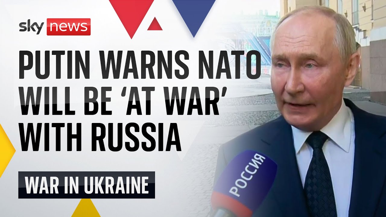 Putin warns NATO will be ‘at war’ with Moscow if Ukraine fires long-range missiles at Russia