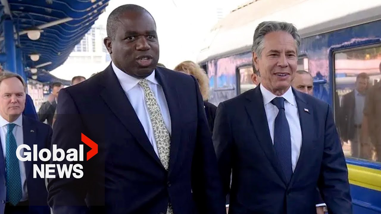 Russia-Ukraine: US’ Blinken, UK’s Lammy visit Kyiv