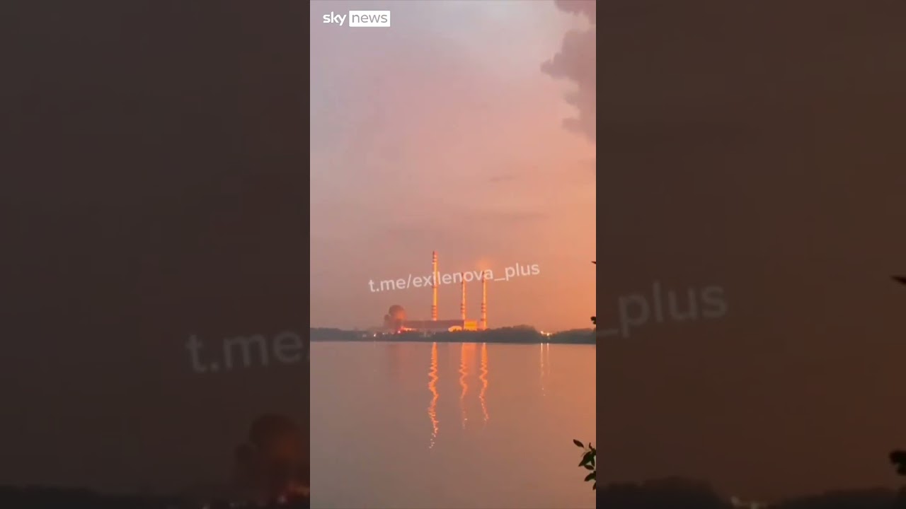 Russian power plants in flames after Ukrainian drone attacks