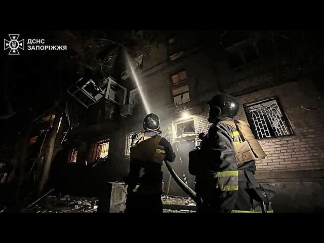 Russian strike on Ukraine’s Zaporizhzhia wounds seven