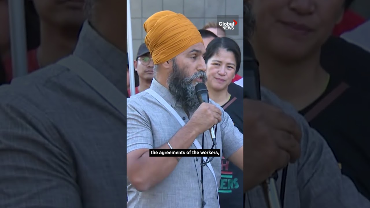 Singh criticizes Trudeau’s imposition of binding arbitration on rail workers: “Shameful”