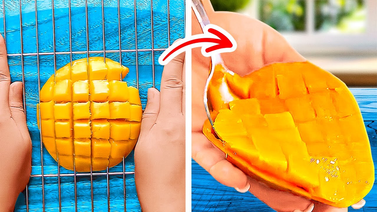 Smart Hacks For Peeling & Cutting Vegetables And Fruits