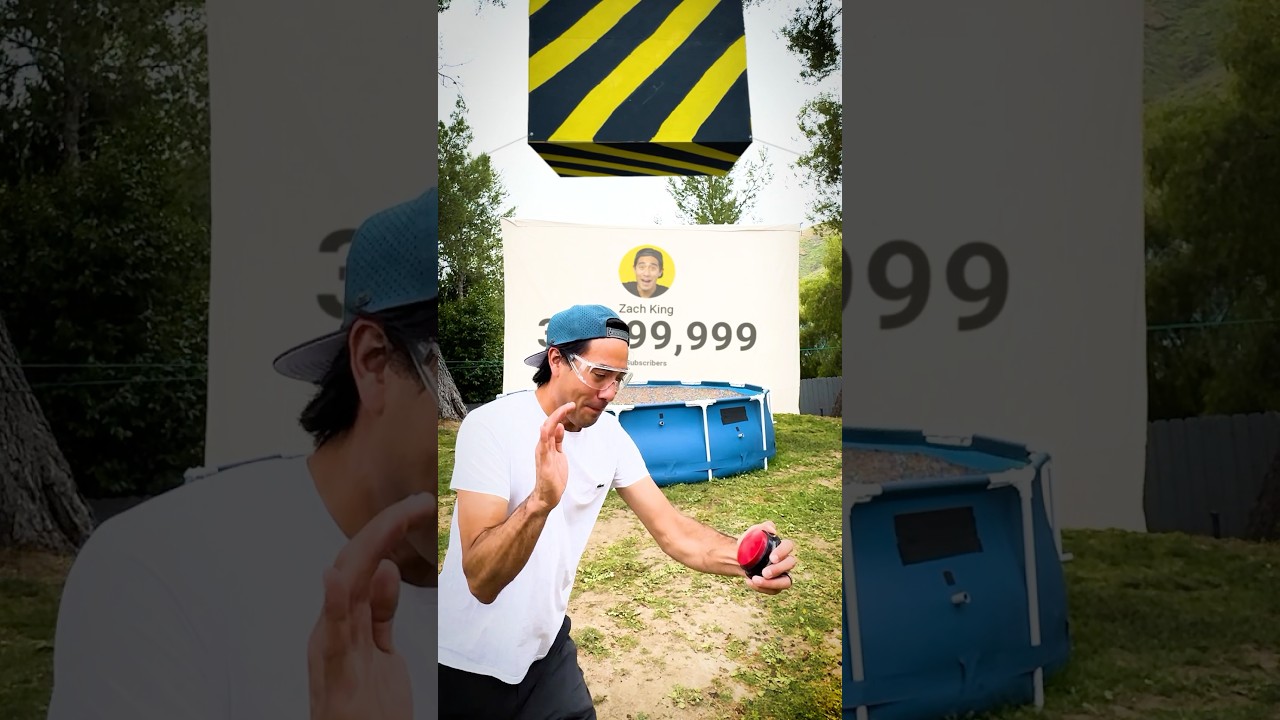 SMASHING a pool full of ORBEEZ 💥