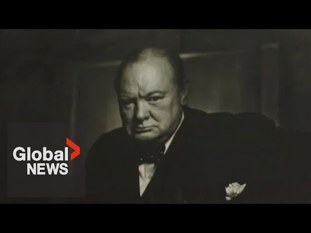 Stolen Winston Churchill portrait recovered in Italy, charges laid