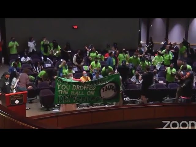 ‘Stop Cop City’ disrupts Atlanta City Council meeting | FOX 5 News