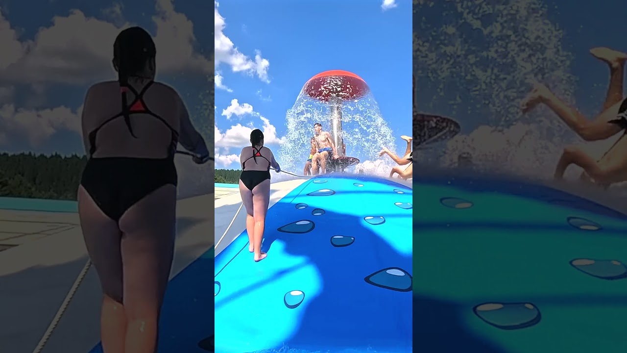 Super Bubble Water Slide 💦 at Waterpark Park Bešeňová 🇸🇰