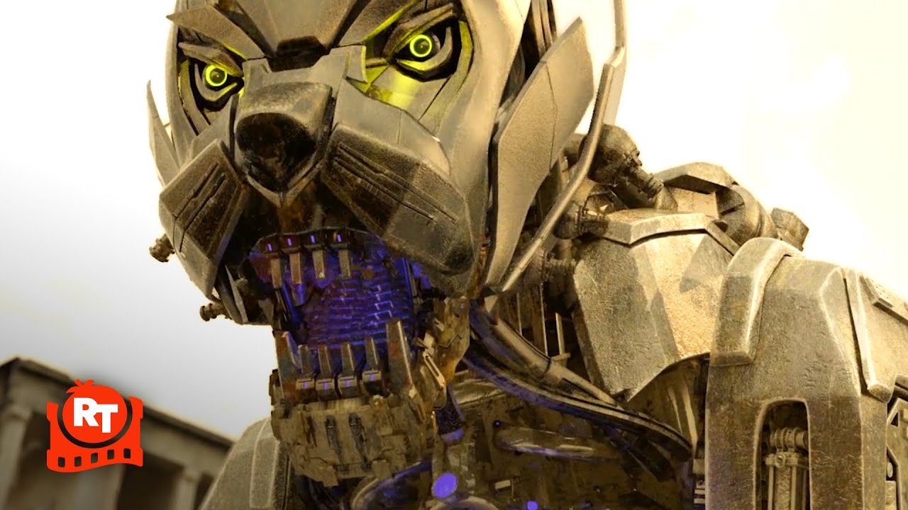 Transmorphers: Mech Beasts (2023) – Transformer Panther Shootout Scene | Movieclips