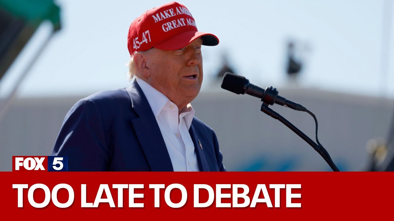 Trump on second Harris debate: ‘It’s too late’ | FOX 5 News