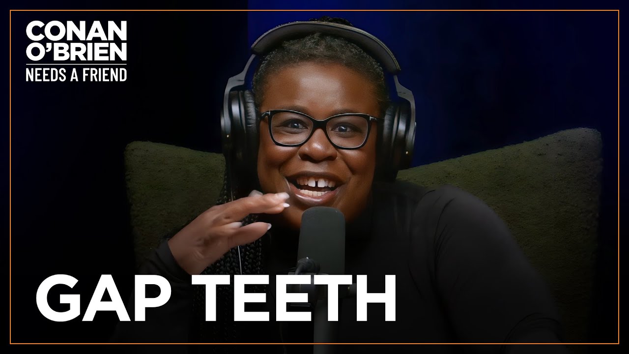 Uzo Aduba Learned To Embrace Her Teeth Gap | Conan O’Brien Needs A Friend