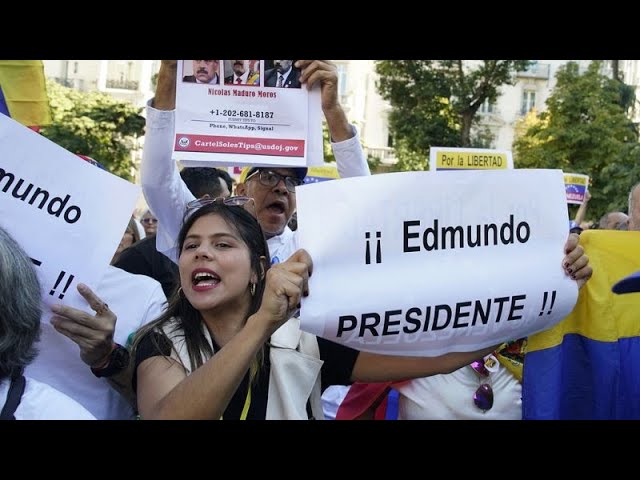 Venezuela’s government rejects EU vote to recognise opposition leader as election winner