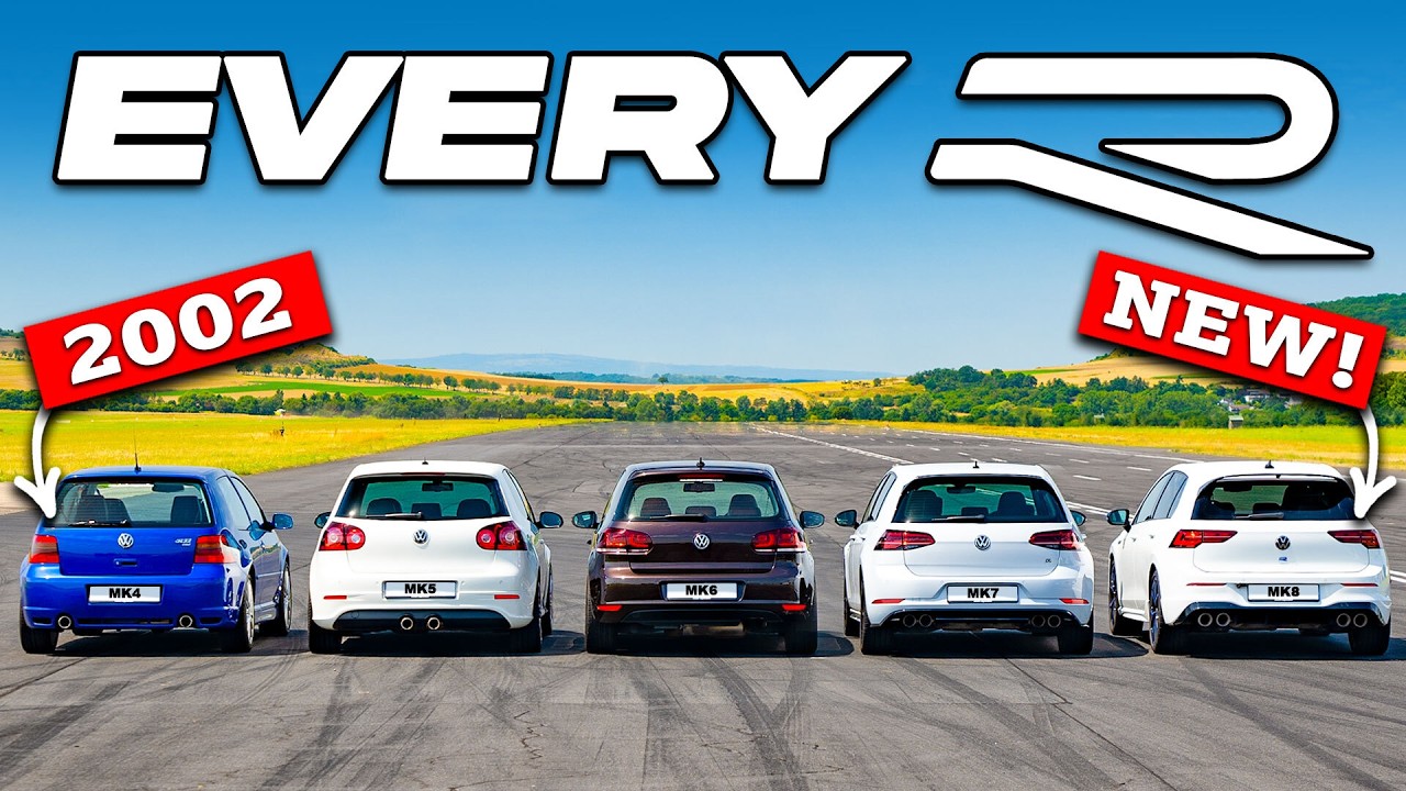 VW Golf R Generations DRAG RACE