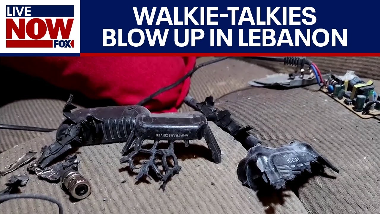 Walkie-talkies explode in Lebanon a day after pager attack  | LiveNOW from FOX