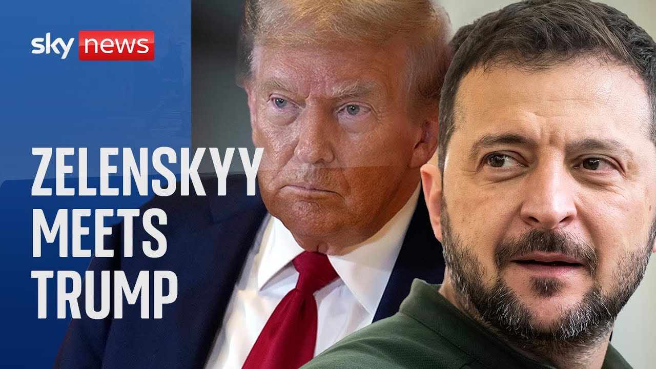 Watch live: Donald Trump meets Ukrainian President Volodymyr Zelenskyy