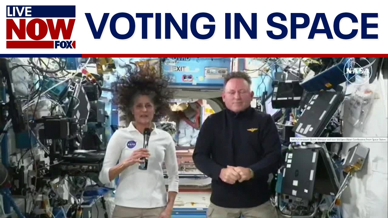 WATCH: NASA astronauts discuss voting in space, Boeing Starliner, staying on the ISS for months