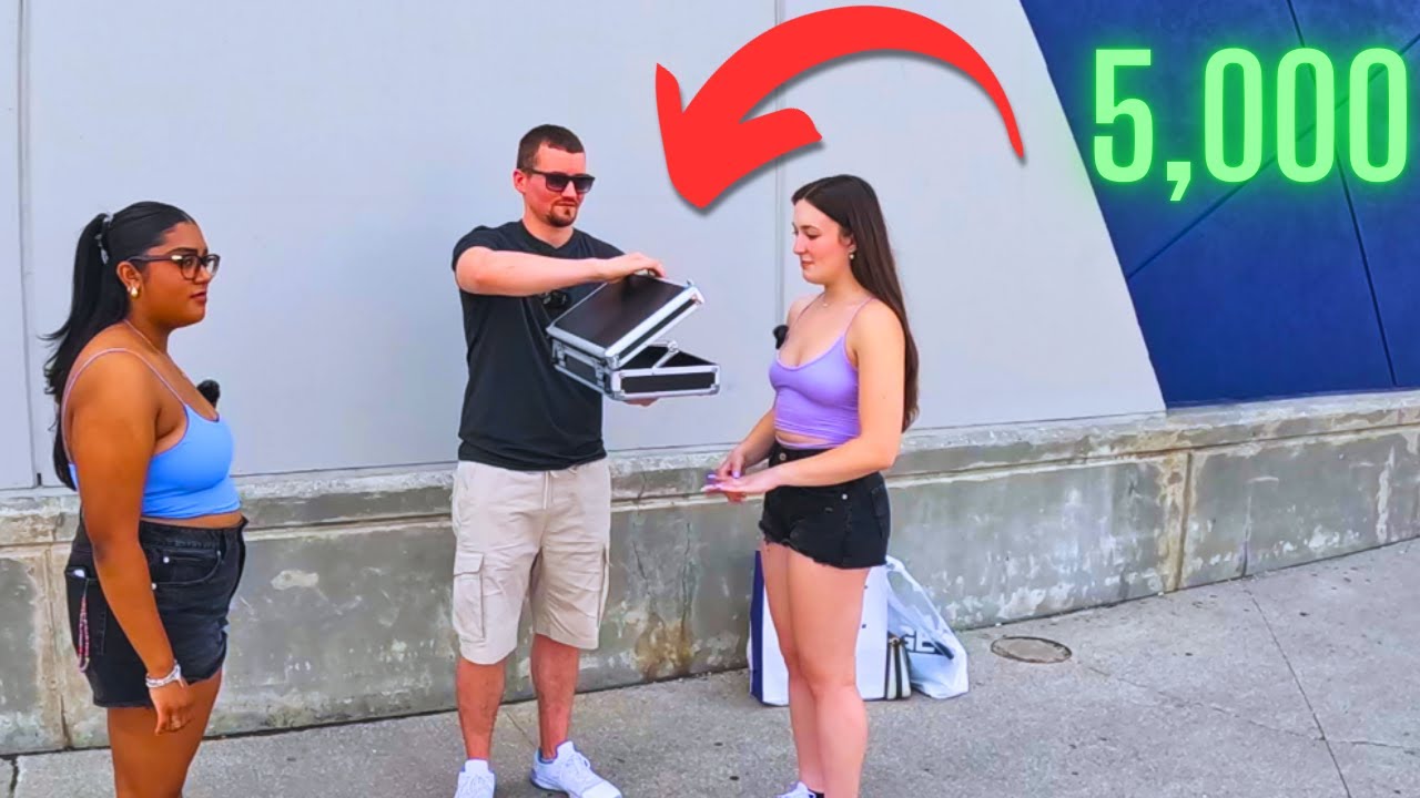 Which brief case contains 5,000 rupees?