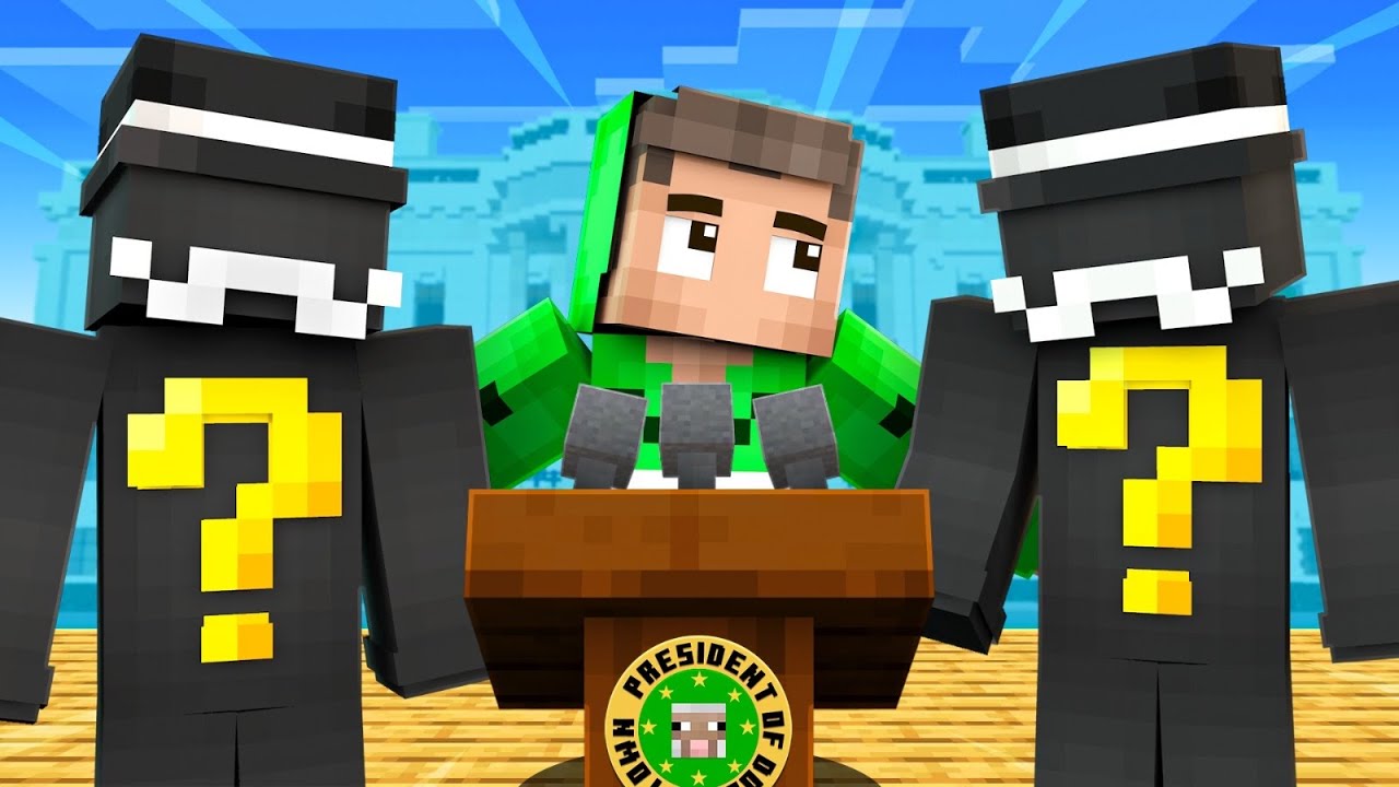 Which New Friend Will Become MAYOR In My Minecraft World?! (Doodle Town)