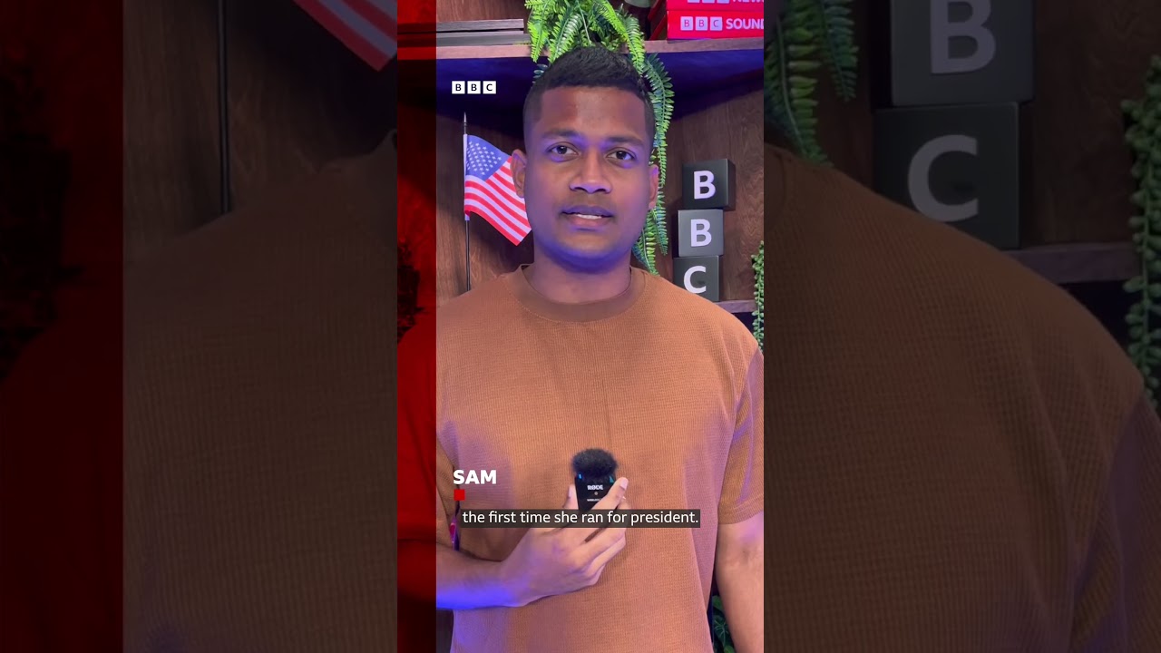 Why Kamala Harris is highlighting her gun ownership in the US presidential debate. #Shorts #BBCNews