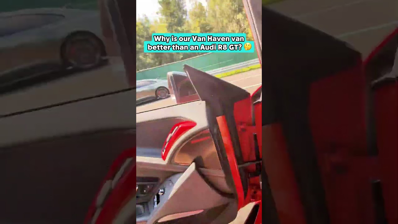 Why our van is better than an Audi R8 GT 😏