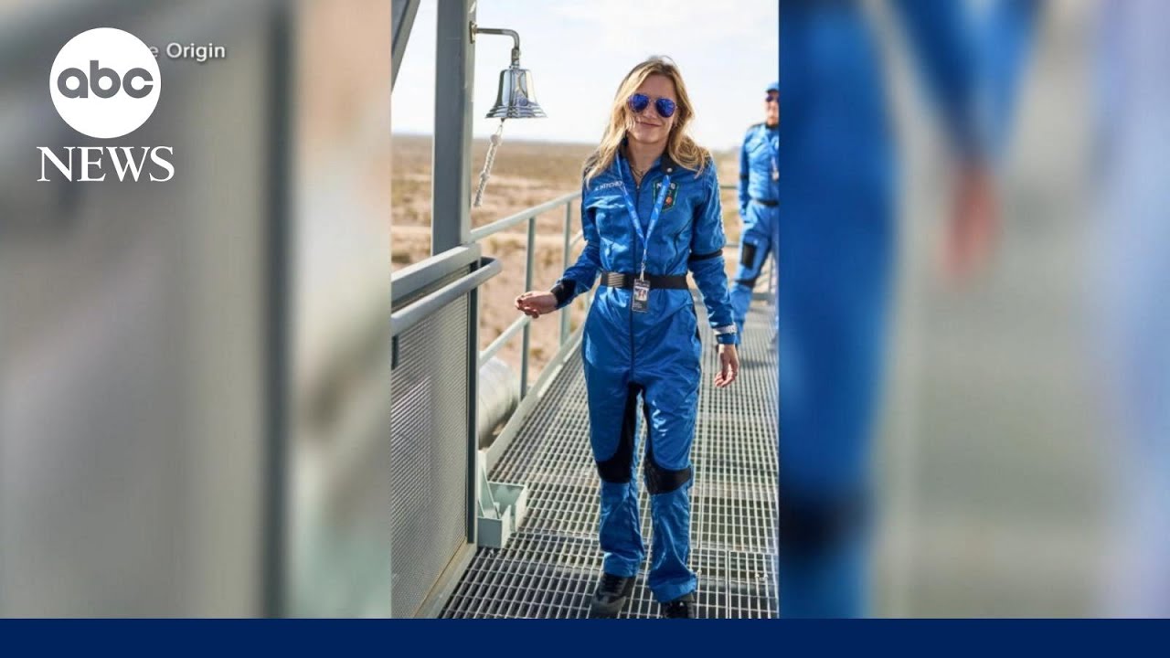 Youngest woman makes space history