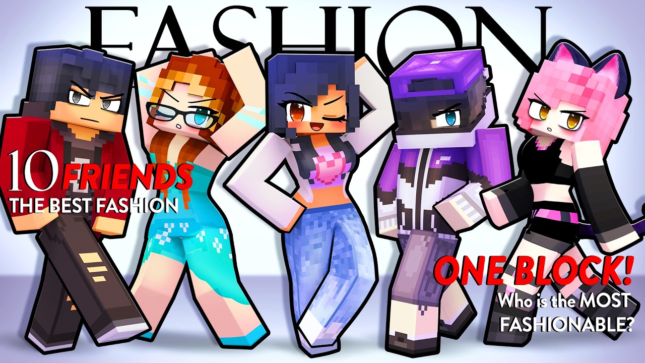 10 FRIENDS on one HIGH FASHION Block!