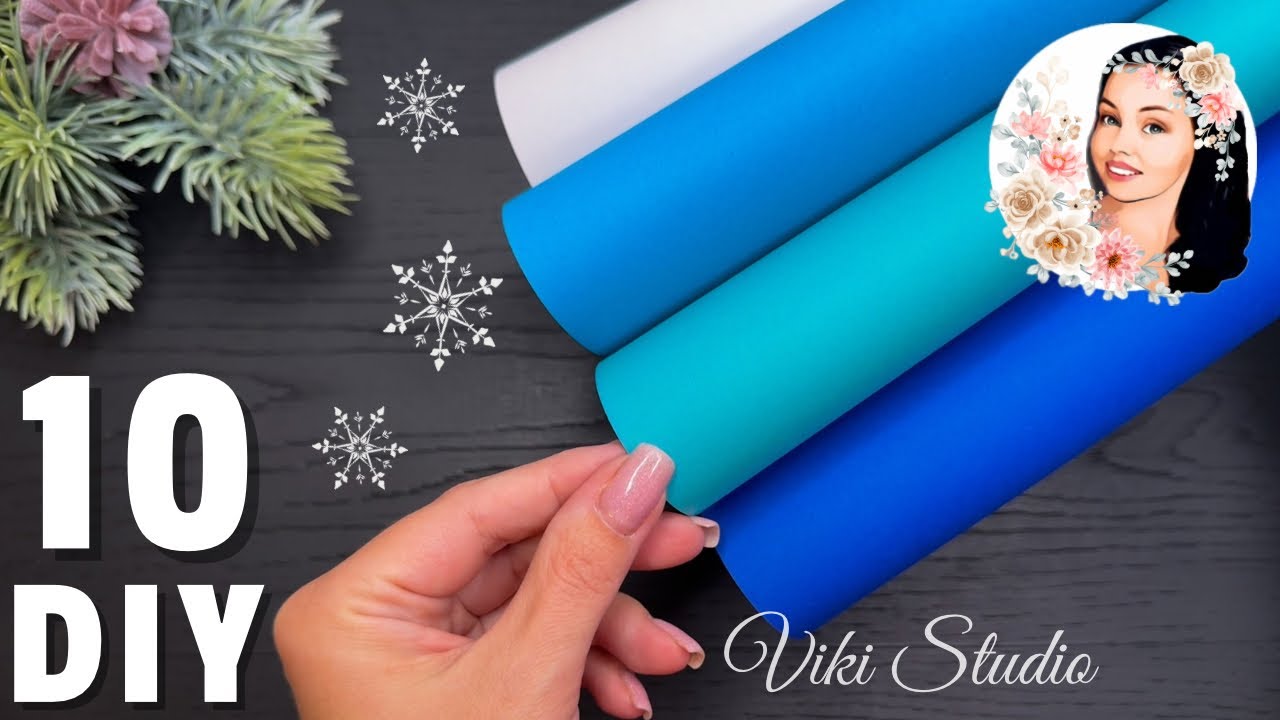 10 IDEAS! ❄️ 3D Paper Snowflakes Christmas Paper Craft Christmas Ornaments