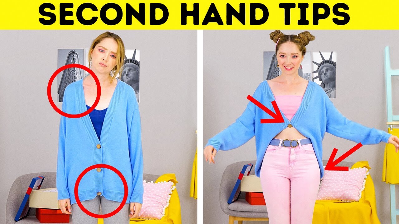 20+ Chic Outfit Hacks from Cheap Second-Hand Finds