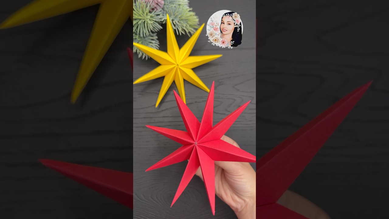 Amazing Christmas Star #easycrafts #diy #christmascrafts #shorts