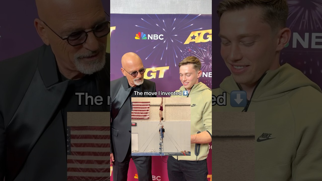 America’s Got Talent judges’ opinions on the move I invented 😂 #gymnastics #agt #americasgottalent