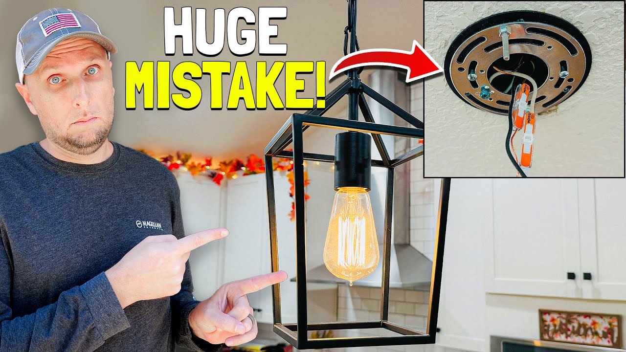 Avoid These VERY Common DIY Mistakes When Installing Light Fixtures!