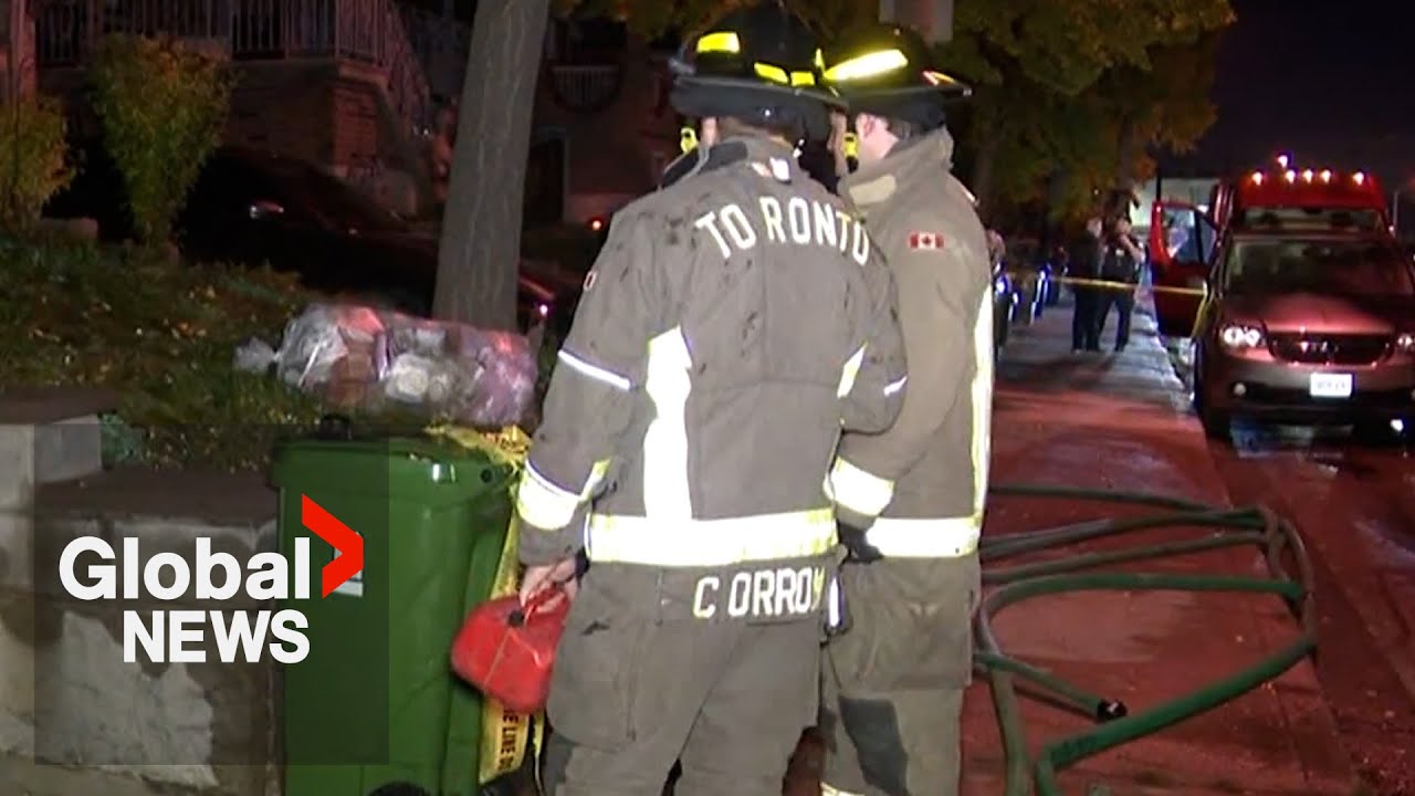 Baby girl dies in Toronto house fire, young woman in critical condition