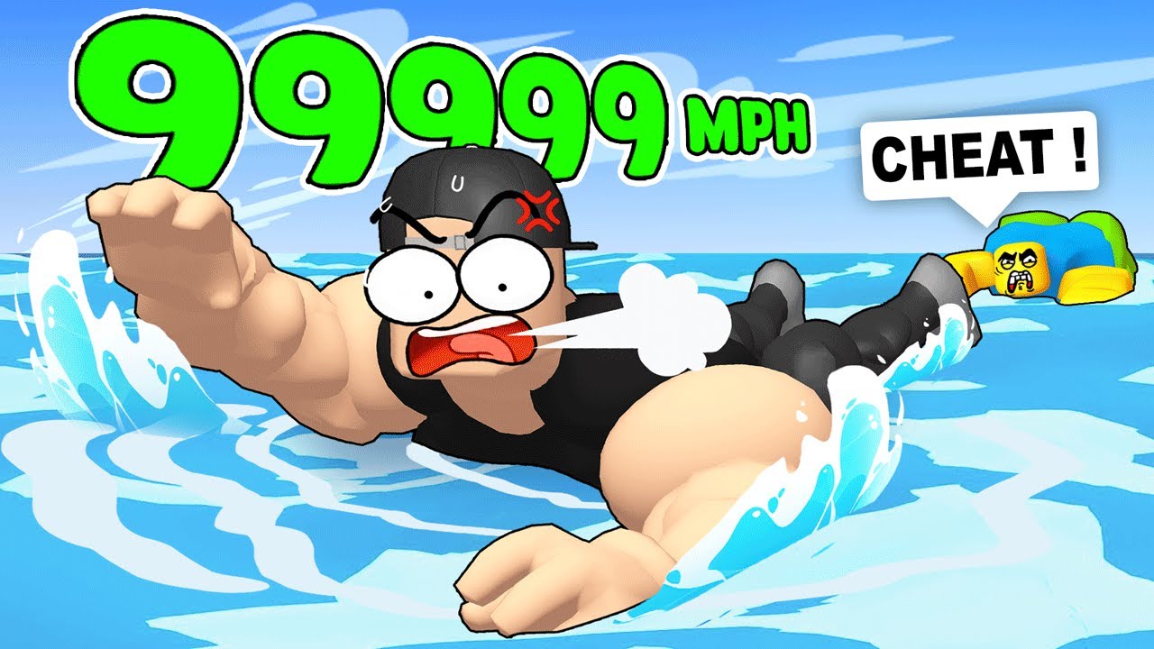 Becoming The FASTEST Player in Roblox Swimming Simulator