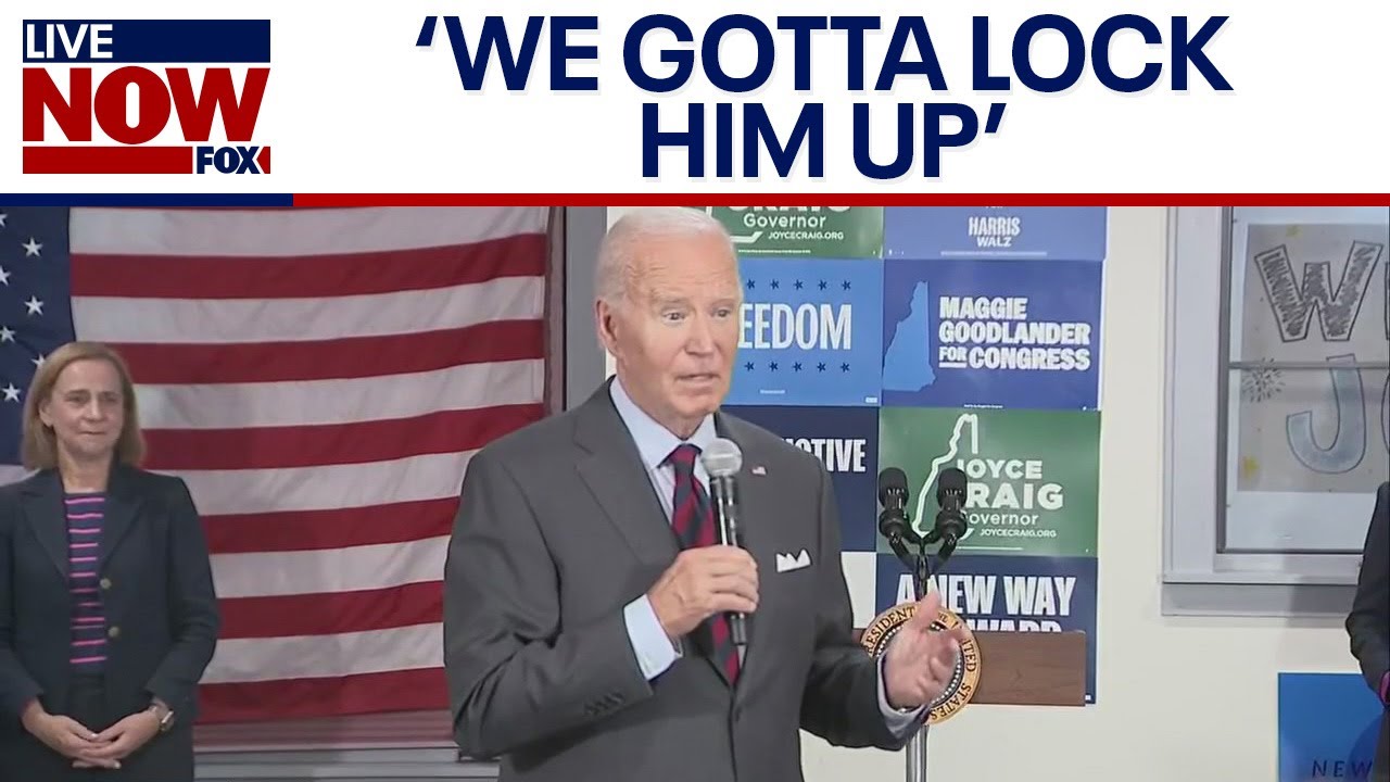 Biden calls for Trump to be jailed: ‘We gotta lock him up’ | LiveNOW from FOX