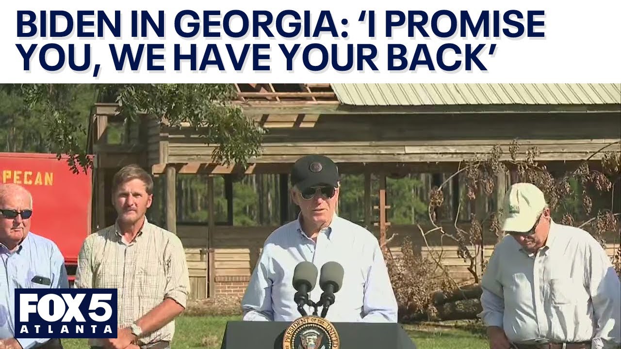 Biden in Valdosta surveying Helene storm damage | FOX 5 News