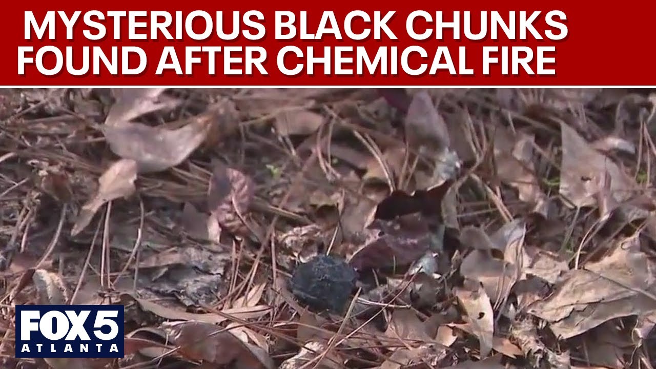 BioLab chemical fire cleanup: Mysterious black chunks | FOX 5 News