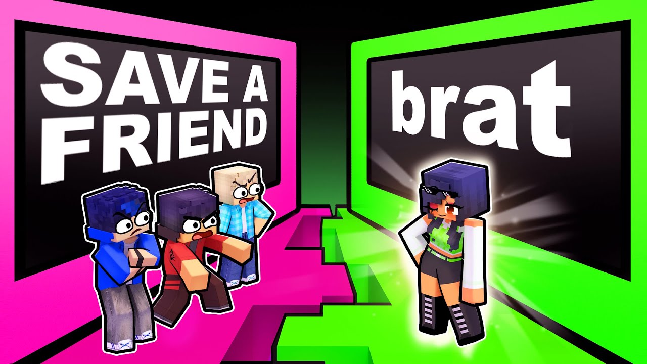 BRAT or SAVE A FRIEND in Minecraft!
