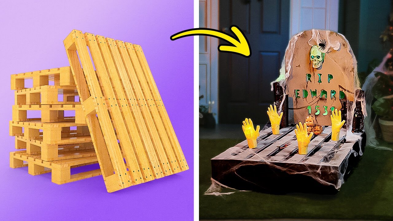 BUDGET-FRIENDLY HALLOWEEN DECORATIONS FOR YOUR BACKYARD 💀