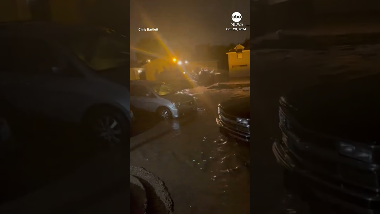 Bulldozer rescues people stranded by New Mexico flooding