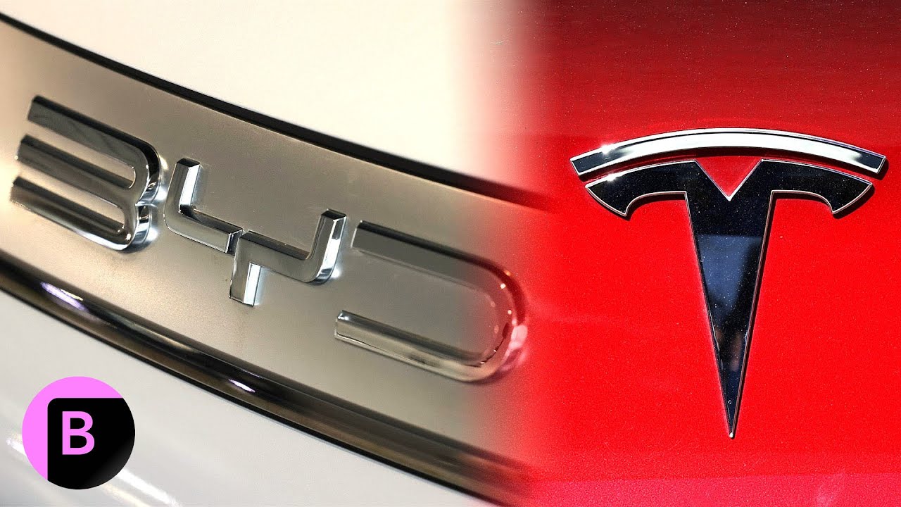 BYD Sales Beat Tesla for First Time in Battle of EV Giants
