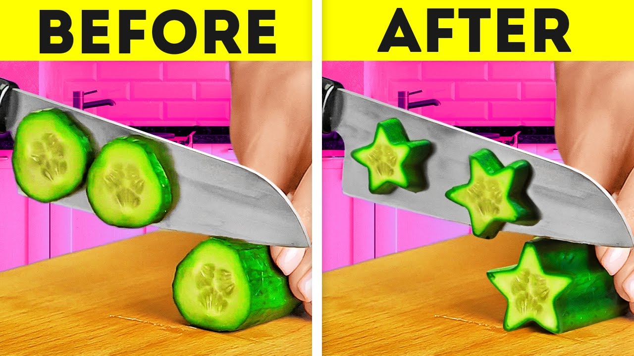 Cool Hacks To Slice And Peel Vegetables And Fruits