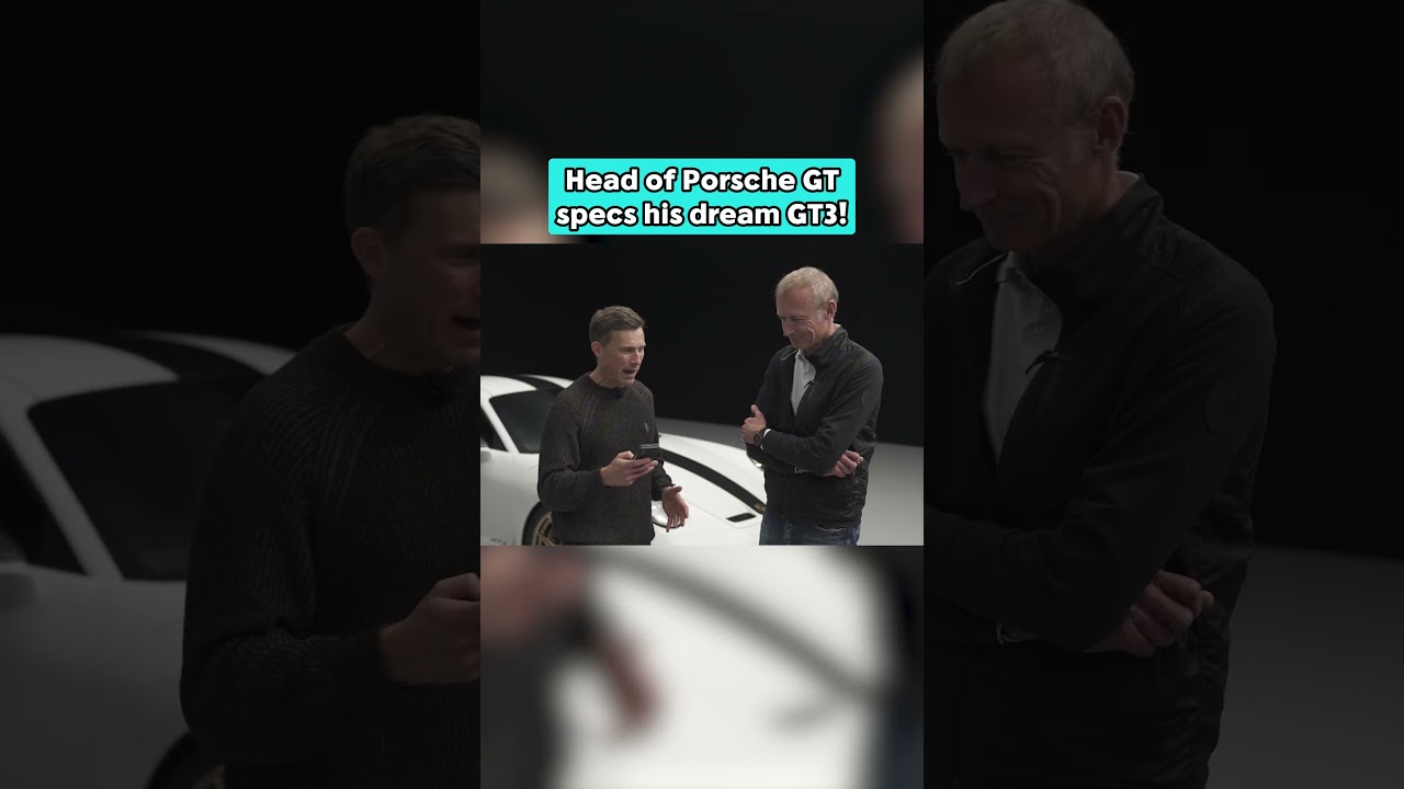 Do you agree with the head of Porsche GT?